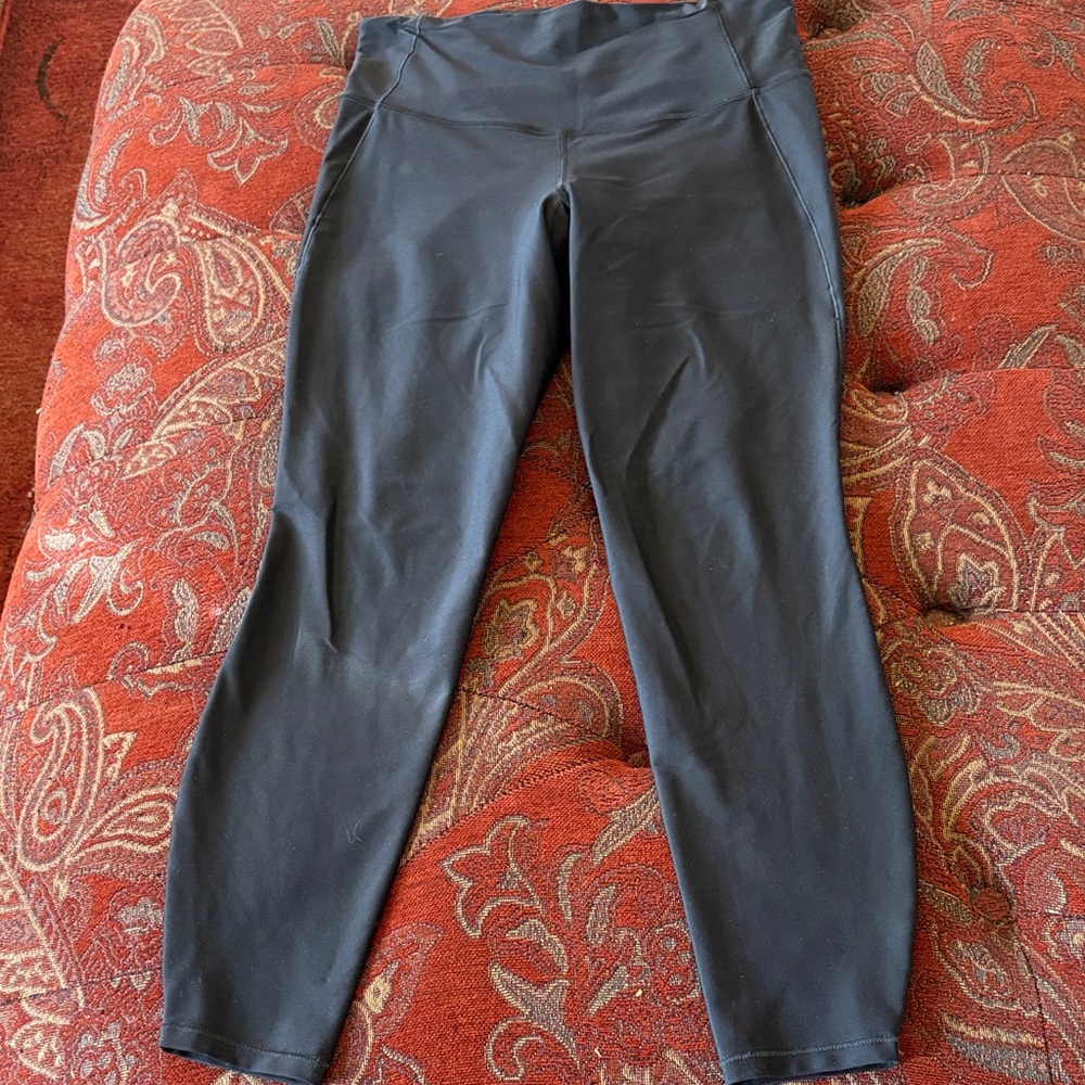 High-Rise Black Active Leggings for Women